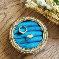 Image 1 of HEART SIGNET RING