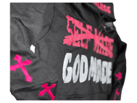 Image 2 of “God Made” hoodie (pink)