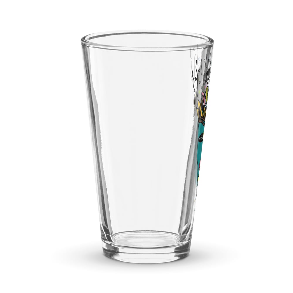 hot tub head pint glass