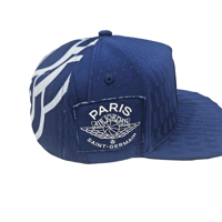 Image 2 of Casquette Snapback Paris Saint Germain x Jordan Wings Fastlane Edition Bleu Player Version(Upcycled)