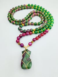 Image 4 of Ruby Zoisite Shibari Goddess Mala