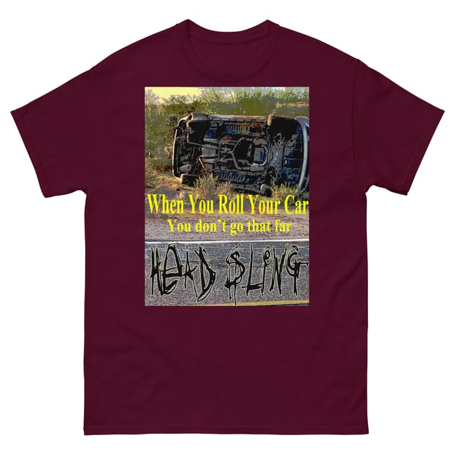 Head Sling Official-Roll Your Car-Men's classic tee
