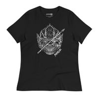 Hanuman Mask Women's Relaxed Tee - Black 