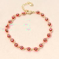 Image 2 of Red Evil Eye Bracelet