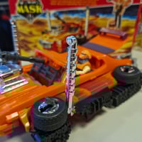 Image 5 of Vintage M.A.S.K. Stinger Vehicle with Bruno Shepherd Figure – Boxed (No Inners)