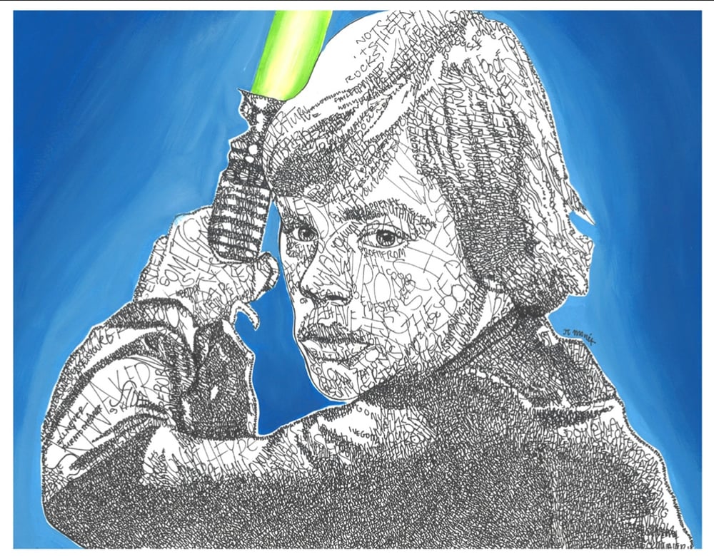 Image of Luke Skywalker Lyric Piece