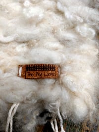 Image 4 of White & Pink Rug / Throw