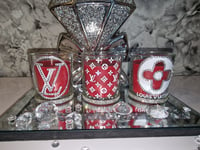 Image 3 of RED LV CANDLE SET