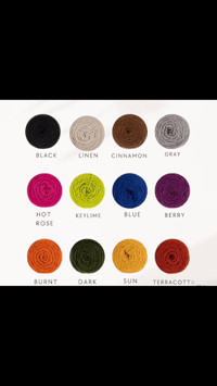 Image 3 of basic single color ruffle hat