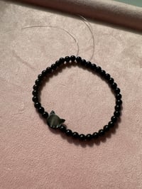 Image 1 of obsidian and cat 黑曜石猫头
