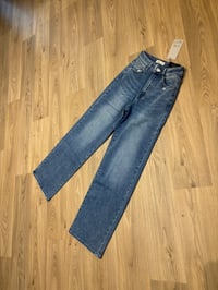 Image 3 of Washed denim viral stretchy jeans 