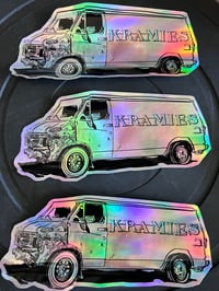 Kramies holographic  Murder Van sticker 