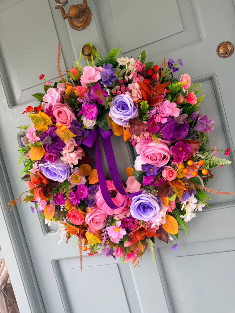 Image of 55cm Purple and Pink Pumpkin 