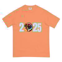 Image 4 of Lion Turquois Lettering Unisex Garment-dyed Heavyweight T-shirt