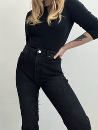 Image 2 of Zara black jeans // 42 