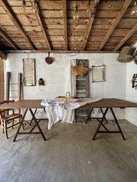 Image 1 of La table campagne sur tréteaux 