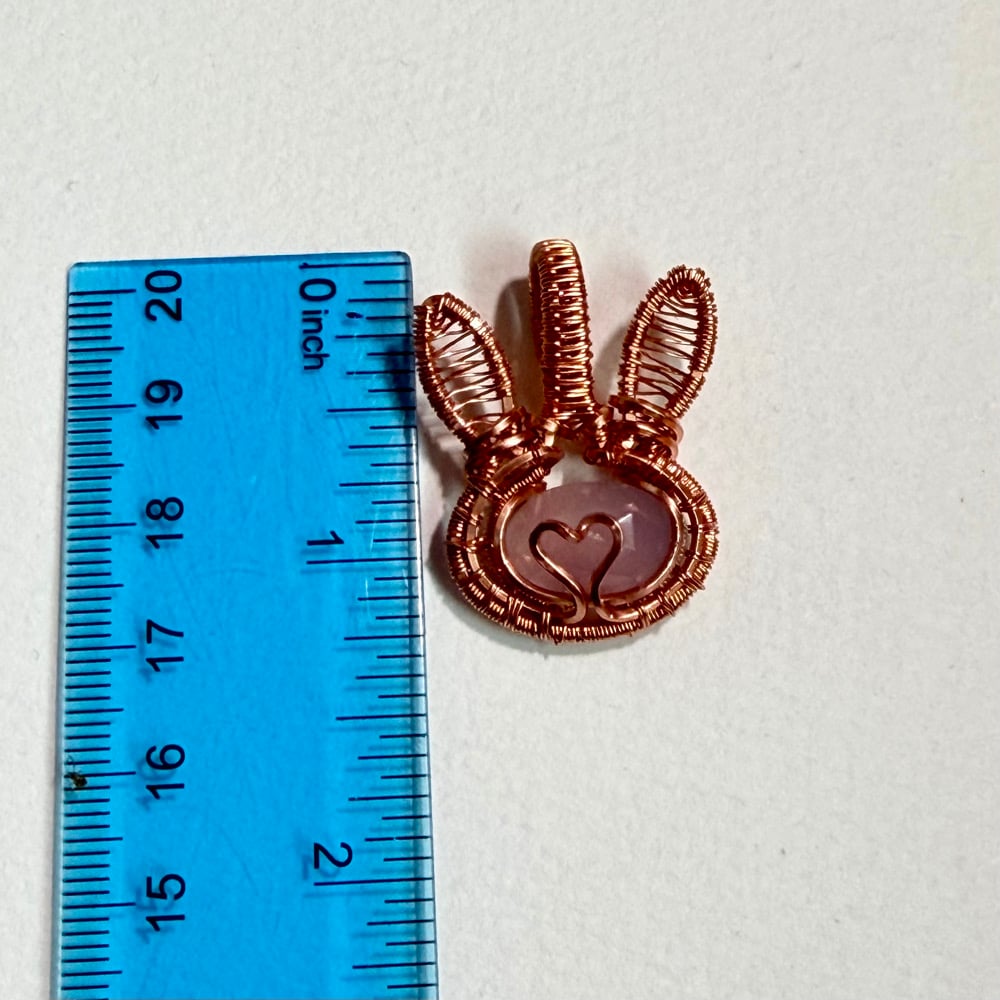 Image of Lavender Quartz Bunny for Pat F. 