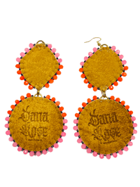 Image 8 of Sunrise Neon Kokopelli Earrings 