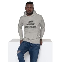Image 1 of Men's Entrepreneur Unisex Hoodie - White