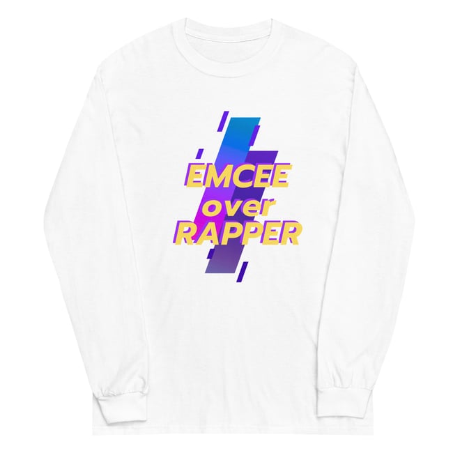 Men’s EOR (Yellow and Purple) White Long Sleeve Shirt