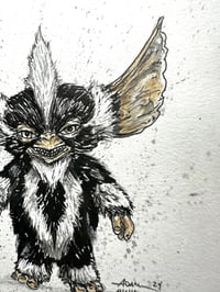 Image 3 of Mohawk - Daily Halloween 5x7 Plus Mini Mogwai Ball