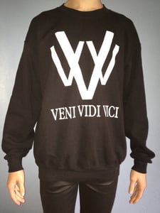 Image of vVv black logo sweat.