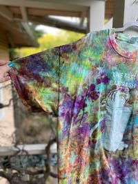 Image 2 of 2XL Live Fast Eat Trash Raccoon shirt E4