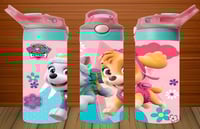 girl paw patrol 12oz drink bottle 