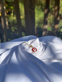 Image 2 of Red evil eye necklace 