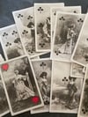 Fac similé d’un jeu de 52 cartes italien rare de photographies argentiques. 800 ex.