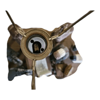 Image 4 of 1995 Handcarved Noah's Ark Lamp By Barry Grosscup