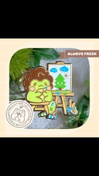 Image 1 of Frog Ross & A Happy Little Tree Pin