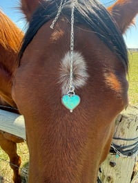 Image 3 of Blue Range Heart Necklace