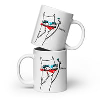 Image 2 of beautiful White glossy mug 