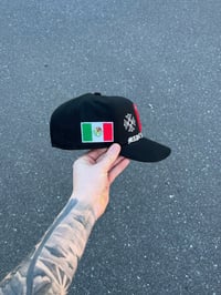 Image 4 of GREEN BRIM BLACK MULTITONE MEXICO CUSTOM FITTED CAP