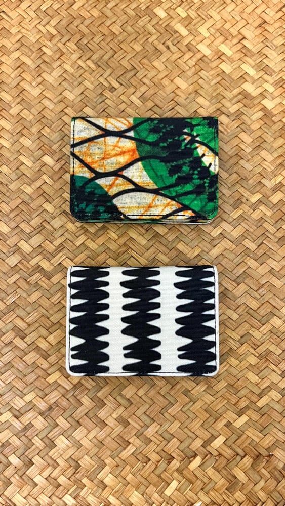  •Owó• Accordion Wallet : (various printed canvas) 