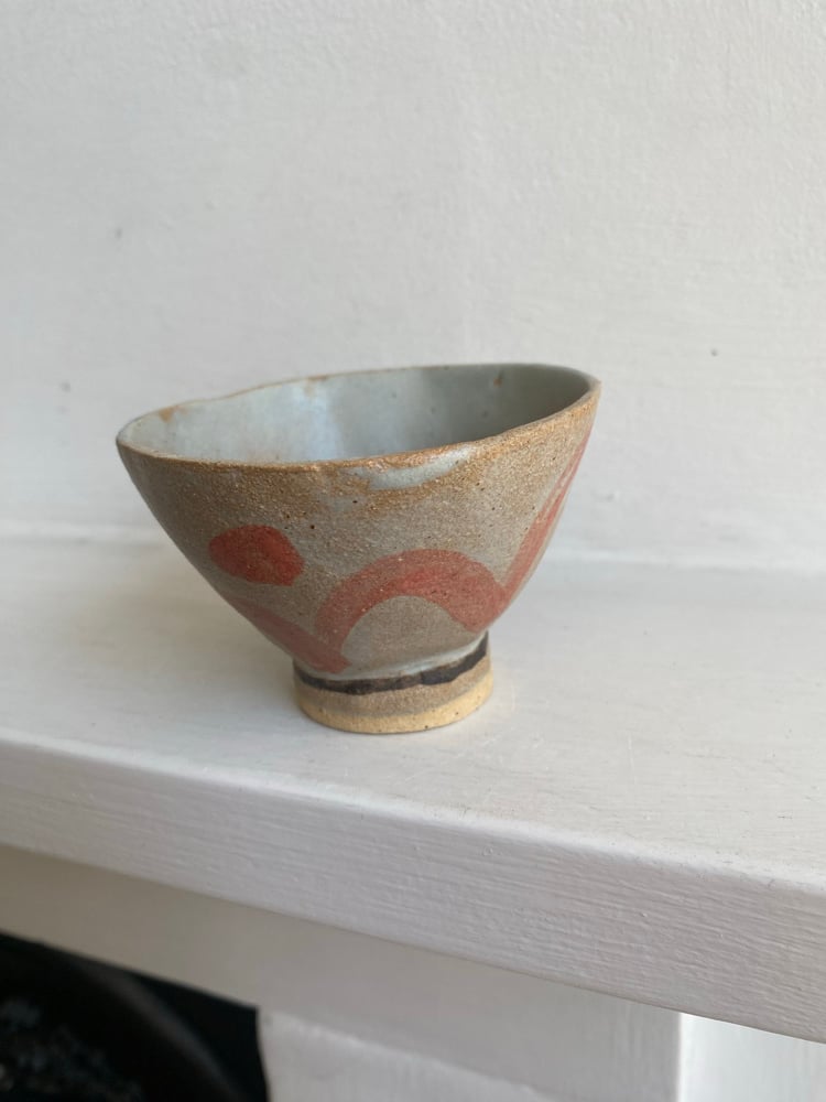 Deep footed Bowl (red Spume)