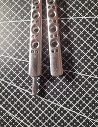 Image 5 of WITH ORIGINAL BOX, Butterfly Knife, Spring Loaded Locking Pin, Single Edged/Looks Double Edged