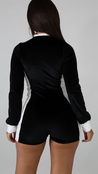 Image 1 of Suede Jumpsuit 