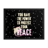 ZEN EXP - “Protect Your Peace” Framed poster