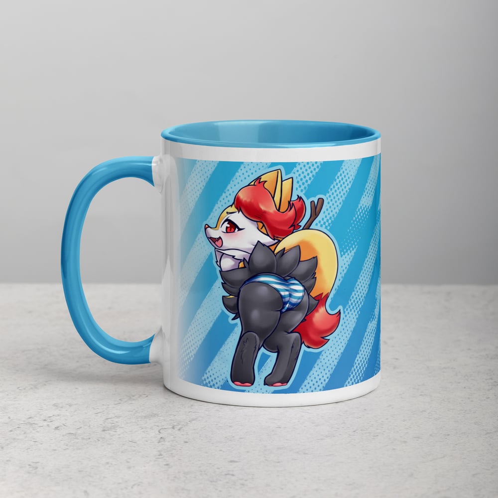 Blue Striped Phox Mug