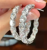 Image 5 of Diamond Princess Earrings 