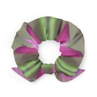 Image 1 of Variegated Cactus Bloom Hair Scrunchie 