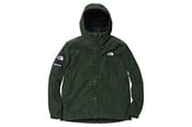 Image of SUPREME 2012 F/W NORTH FACE CORDUROY MOUNTAIN SHELL JACKET M WAXED FOREST GREEN