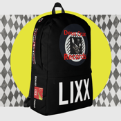 Image of LIXX - Richard Thomas - Deus Crux Records - All-Over BLACK Backpack
