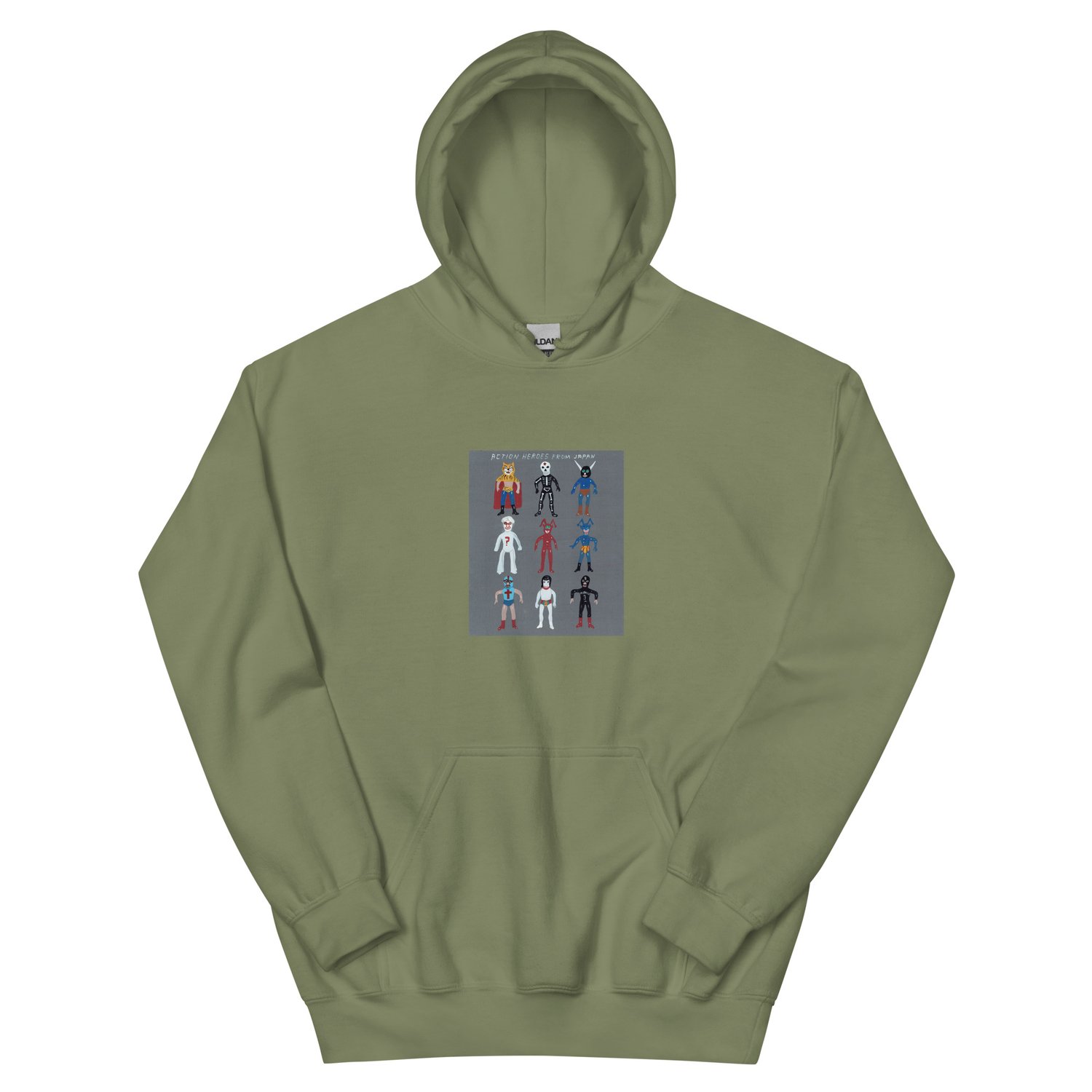 Image of ACTION HEROES FROM JAPAN HOODIE