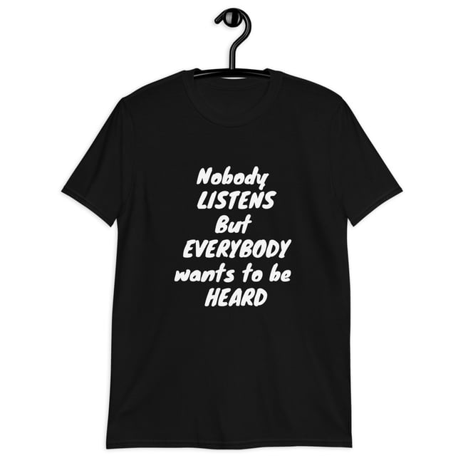 Nobody Listens/blk