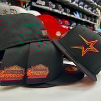 Image 2 of New Era 59Fifty BRED Home Stretch w/ Black Visor 