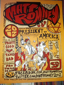 Image of MATT ROMNEY I AM THE UNICORNE POSTER (+2 XTRA SECRET STICKERS)