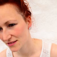 Image 5 of plate stud earrings